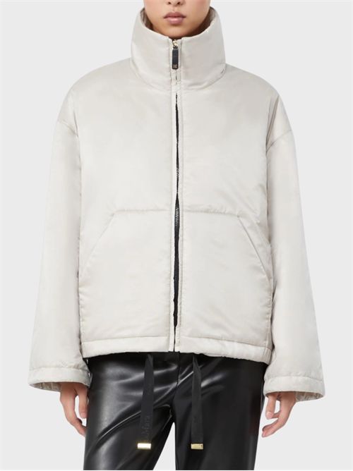 Oversized short padded jacket with logo drawstring MAX MARA THE CUBE | 2629486054600045